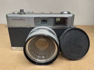 1円スタート フィルムカメラ minolta HI-MATIC7 ミノルタ ROKKOR-PF 1:1.8 f=4 5mm 動作未確認 撮影 趣味 一眼レフ カメラ