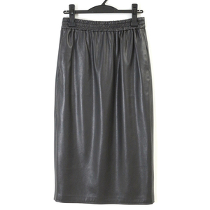 新品 Deuxieme Classe 定価19,800円 22SS Faux Leather Skirt フェイクレザースカート 36 22060500804010 ドゥーズィエムクラス