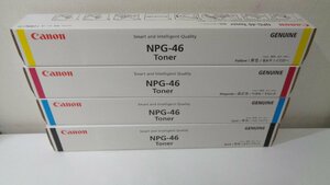 キャノン NPG-46ブラック　純正品　他４色４本　外箱未開封若干汚れあり