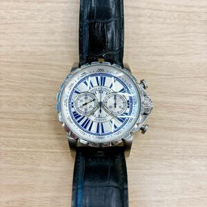 1円スタート　稼動品　ロジェ・デュブイ ROGER DUBUIS EX45-78.9.3.7AR エクスカリバー クロノグラフ 手巻き メンズ 