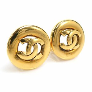 シャネル CHANEL イヤリング ココマーク メタル ゴールド e57123j