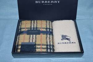 ＢＵＥＢＥＲＲＹ　ＬＯＮＤＯＮ　バーバリー・タオルセット　（日本製・未使用品）