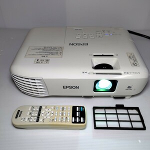 ジャンク EPSON プロジェクター EB-X05 リモコン付属 送料無料 匿名配送
