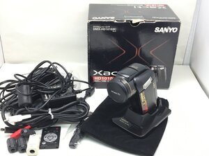 SANYO Xacti DMX-HD1010 ブラック デジタル ムービー カメラ 簡易動作確認済み 中古【UC120070】●