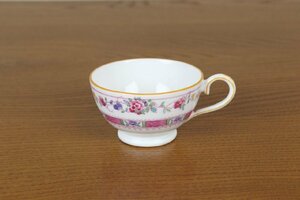 ロイヤルドルトン　カップ　アンティーク　ハンドペイント　ピンク　オレンジ　ROYAL DOULTON　イギリス　と22