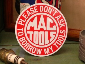 MACTOOLS ステッカー ラウンド マックツール デカール アメリカ雑貨 アメリカン雑貨