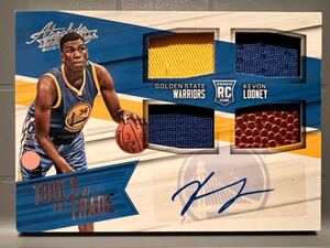 超絶レアRPA /99 RC Auto Patch 15-16 Panini Kevon Looney ケヴォン・ルーニー NBA ルーキー サイン ユニフォーム Warriors ウォリアーズ