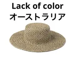 Lack of color 麦わら帽子 オーストラリア