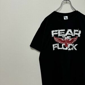 FearTheFlock ブラック　イーグル　Tシャツ　ポートアンドカンパニー