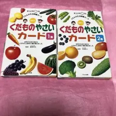 くもんくだものやさいカード1集・2集セット