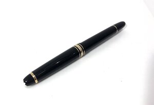 ★MONTBLANC モンブラン マイスターシュテュック 万年筆 ペン先 14K 585 ブラック 黒 ゴールドカラー 現状品★003216