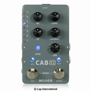 最落無し! Mooer　CAB X2　/ a46839　ステレオ接続に対応したキャビネットシミュレーター！　1円