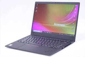 1円～ i7 16Gメモリ 2021年製 バッテリー良好 Lenovo ThinkPad X1 Carbon Gen8 i7-10510U 16G 256G 14FHD Wi-Fi6 Win10