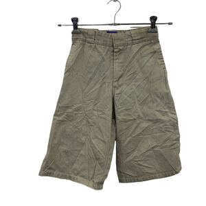 Dickies ワークショートパンツ W24 ディッキーズ ベージュ ハーフパンツ ロゴ 古着卸 アメリカ仕入 2306-1640