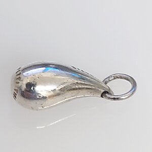 【86】TIFFANY&Co. ペンダント ティアドロップ シルバー925 全長約1.2cm ネックレストップ sterling 銀 sv925 中古品