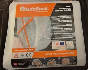 【未使用】AutoSock オートソック 645 布製タイヤチェーン