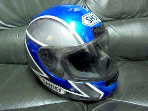 SHOEI RFD グラフィックカラー ヘルメット Mサイズ(57-58cm）青系　ブルー系 おまけ付き(新品シールドCX-1)