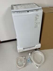 【未使用品】2024年製 AQUA AQW-P7P（W） 7kg 3D Active Wash 全自動洗濯機 ホワイト コンパクト 520mm(ボディ幅) 管理No.※i4※