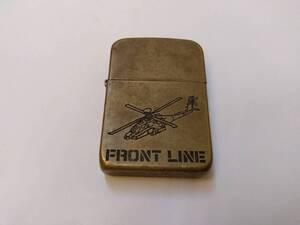 【中古品】ジッポー　zippo　フロントライン　FRONT LINE ヘリコプター　2003年　中古　PAT 2032695 アメリカ製