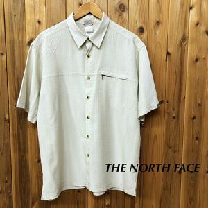 THE NORTH FACE /ノースフェイス /メンズL 半袖シャツ トップス チェックシャツ 薄地 アウトドア カジュアル 古着