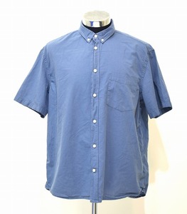 H&M (エイチ アンド エム) 半袖 ボタンダウンシャツ S/S B.D SHIRT REGULAR FIT エイチ&エム XL レギュラーフィット