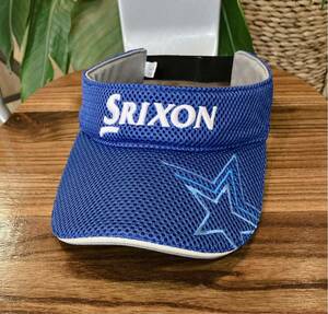 SRIXON／スリクソン／サンバイザー／ネイビー／フリーサイズ(約54〜60㌢)