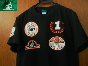 ツインリンクもてぎ TWIN RING MOTEGI 半袖 Tシャツ ブラック 黒