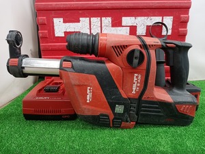 中古品 HILTI ヒルティ 36V 3.0Ah 集じんシステム付 ロータリー ハンマードリル TE6-A36-AVR + TEDRS-6-A