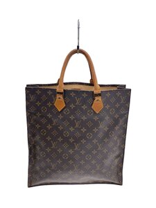 LOUIS VUITTON◆1)サック・プラ_モノグラム・キャンバス_BRW/PVC/BRW