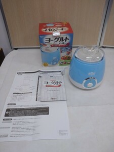 ☆ヨーグルトメーカー ブルー AC100V ピーナッツ・クラブ TS-2012-SN01JA おうちで本格ヨーグルト 発酵食品 未使用品