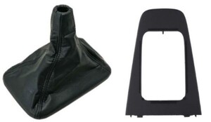 ★超希少 未使用 新品 純正 トヨタ MR2 SW20 ブラック レザー シフト ブーツ カバー セット Genuine Black leather shift boot cover SET