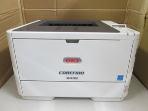 ◎中古レーザープリンタ【OKI B432dnw】WIFI（無線LAN）機能付き　トナー/ドラムなし◎2406271