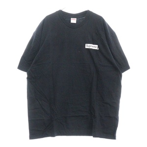 SUPREME シュプリーム 20AW No More Shit Tee ノーモアシット プリント クルーネック 半袖Tシャツ カットソー ブラック