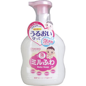 【まとめ買う】和光堂 ミルふわ 全身ベビーソープ 泡タイプ 本体 ４５０ｍＬ×5個セット