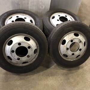 A1202 溝あり ダンロップ DUNLOP SPLT33 トラックタイヤ 6本 205/75R16113-111LT 18年製 直接取引可 石狩市