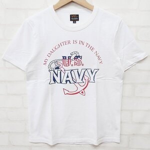 3T0804■クリックポスト対応商品■未使用品 リアルマッコイズ US NAVY 半袖Tシャツ