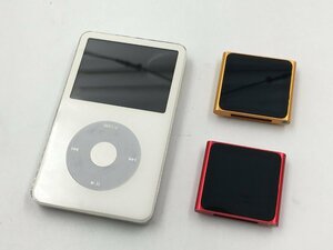 ♪▲【Apple アップル】iPod nano 第6世代 iPod Classic MC699J MC697J MA444J 16 30GB 3点セット まとめ売り 0620 9