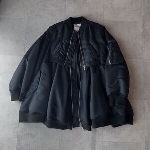 NOIR KEI NINOMIYA ノワールケイニノミヤ ドッキングMA-1 ジャケットcomme des garons homme PLUS コムデギャルソンオムプリュス 