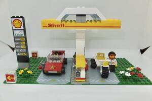 LEGO #1256 シェルガソリンスタンド　Shell Promotional Set - Service Station Series - Gas Pumps　街シリーズ　オールドレゴ