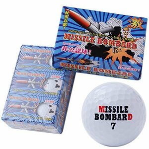 LEZAX(レザックス) ゴルフボール Missile Bombard 非公認球 2ピース 6個入 (未使用品)　(shin