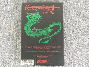 SIR-TECH ウィザードリィ シナリオ#1 /Wizardry 5インチFD 起動確認 現状販売 箱 取説付 /PC-88VA /PC-8801 mkⅡ SR