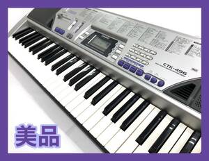 ☆外観美品☆CASIO キーボード CTK-496 カシオ 電子ピアノ