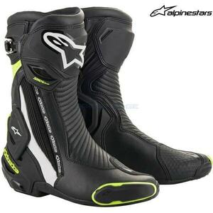 セール特価 alpinestars アルパインスターズ ブーツ SMX PLUS v2 BOOT カラー:BLACK WHITE YELLOW FLUO(125) サイズ:40/25.5cm