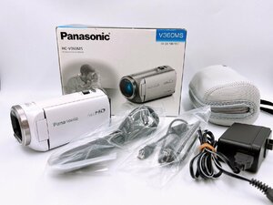 Panasonic パナソニック HC-V360MS フルHDビデオカメラ ホワイト 稼働品 現状品【AN079】