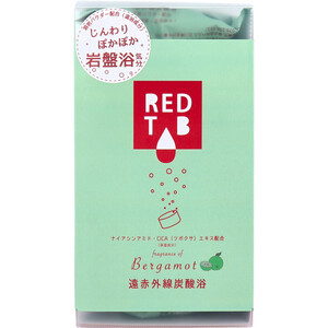 【まとめ買う】遠赤外線炭酸浴 REDTAB ベルガモットの香り 50g×6錠入×7個セット