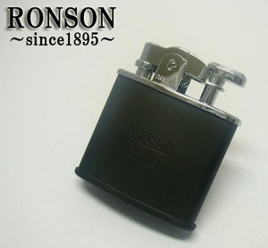 送料270円～新品正規品 RONSON(ロンソン)Standard(スタンダード)R02-1032(黒マット)オイルライター(日本製)フリント式 真鍮製 ブラック