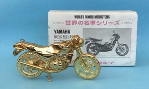 ●　YAMAHA/ヤマハ RZ250 メタルモデル 金属製 レッドバロン【非売品】