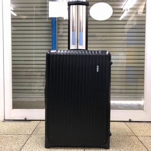 【リモワ】本物 RIMOWA スーツケース SALSA サルサ 2輪 TSAロック 82L キャリーケース 851 70 黒色系 トラベルバッグ 旅行かばん メンズ