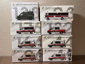 tiny タイニー　ミニカー　1/76 香港警察車輌　8台セット　稀少品 絶版