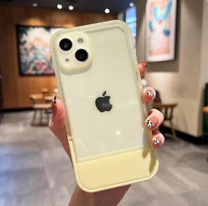 iPhone 13 Pro Max ホルダー付き デラックス ソフト ケース カバー クリア 透明シリコンケース iPhone 13 iPhone 13 Pro